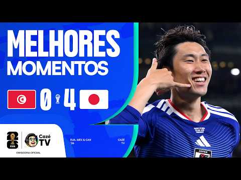 Melhores momentos de Tunísia x Japão