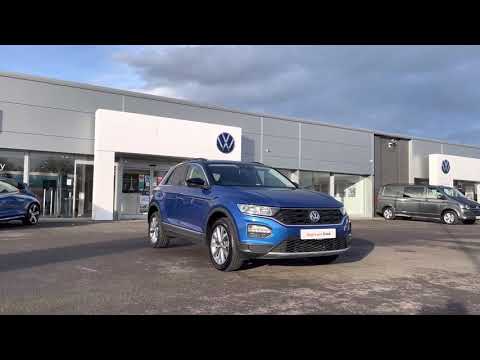 Volkswagen T-Roc Design 1.0 TSI 115ps Ravenna Blue Used | Wrexham Volkswagen