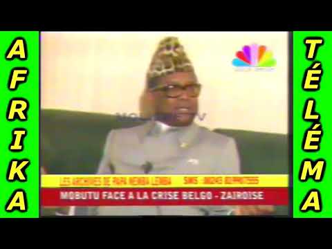 Mobutu très fâché contre la Belgique en 1991
