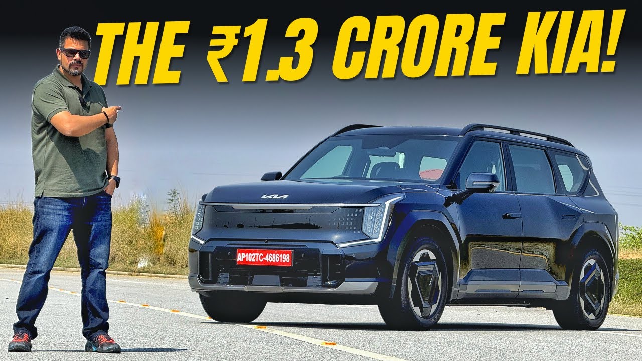 Kia EV9 India Review: ₹1.3 Crore Luxury Electric SUV! That Good? Really?