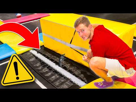 GEVAARLIJK GAT GEVONDEN IN TRAMPOLINEPARK...