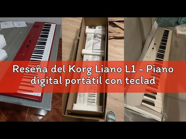 Vídeo relacionado con Korg Liano L1 - Piano digital portátil con teclado Premium "Soft-Touch" - Negro