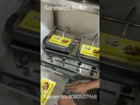 Commercial sandwich griller, for restaurant
