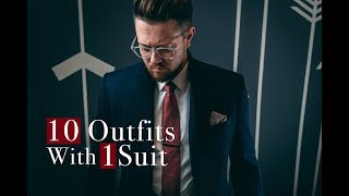 Men's Fashion Tips l 10 ways to wear a 3 Piece Suit