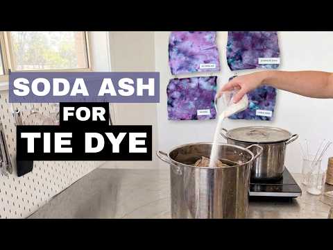 Soda Ash for Tie Dye Explained: How to Mix, Soak, and Reuse It (Beginner Guide)