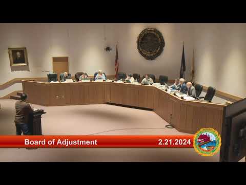 2.21.2024 Board of Adjustment