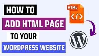 How To Upload HTML File To WordPress Website | How To Upload HTML File To WordPress