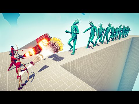 10x ICE ZOMBIE GIANT vs 3x EVERY GOD - Totally Accurate Battle Simulator TABS