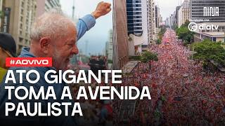 🔥Mega manifestação em apoio à reeleição de Lula toma as ruas de São Paulo🔥