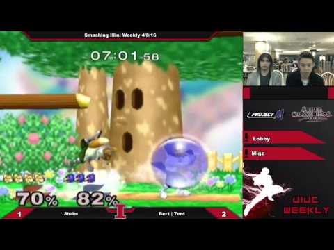 [Smashing Illini Weekly] Shabo (Fox) vs. BERT | 7ent (Captain Falcon) Melee Loser's Finals