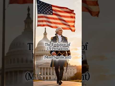 The Evolution of US Presidents 🇺🇸#history