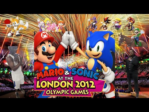 WE MADE IT TO LONDON- Mario and Sonic at the London 2012 Olympic Games with @S4VAGESQUADZ