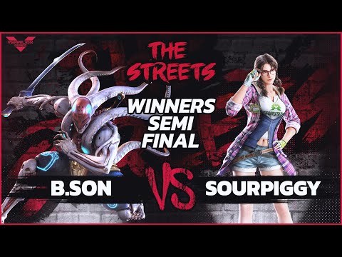 [The Streets #1] B.Son vs SourPiggy - Winners Semi Final - Tekken 7