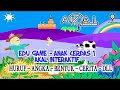 Aku Anak Cerdas Seri 1 Edu GAME Akal Interaktif Abjad Angka Cerita Sains Memori Games