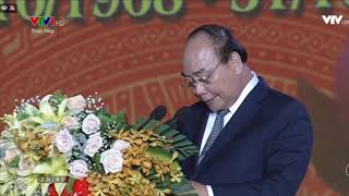 Đồng chí Nguyễn Xuân Phúc phát biểu tại Lễ kỷ niệm 50 năm chiến thắng Truông Bồn