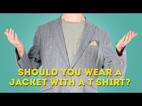 Should You Wear a Suit Jacket or Blazer with a T-Shirt?