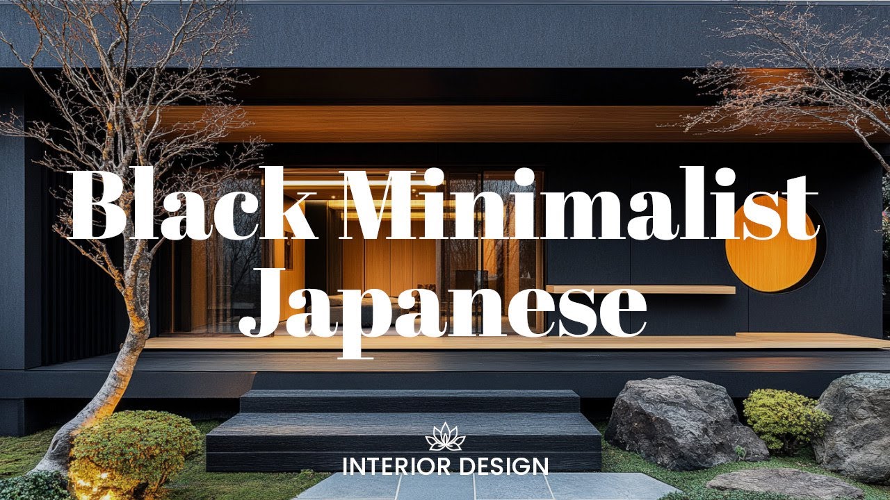 Modern Elegance: Black Minimalist Japanese Interior Design Ideas