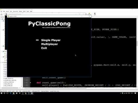 A clone of the classic pong game written in Python (Pygame)