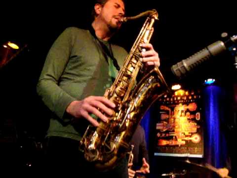 Karel Ruzicka Jr. jamming on Mr. PC at the A-Trane Jazz Club in Berlin, Germany