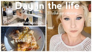 Day in the life vlog | Make up tutorial, clean with me, *NEW* recipe