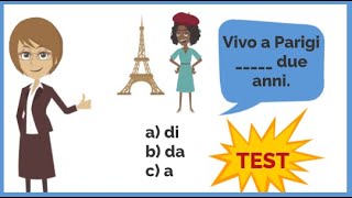 Can you pass an Italian Prepositions of Time Test? Try now!