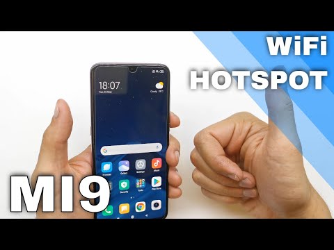How to ENABLE Hotspot in XIAOMI Mi 9 - Enable Portable Hotspot