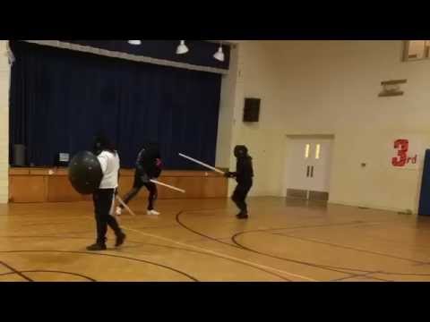 Montante vs Sword and Shield