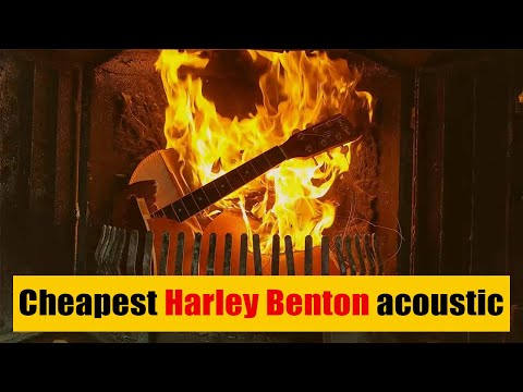 😭 The cheapest Harley Benton acoustic guitar #harleybenton