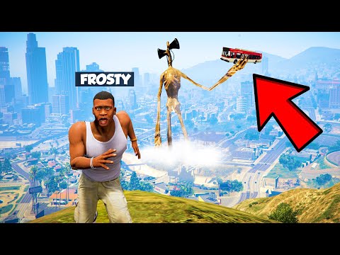 GIANT SIRENHEAD DESTROYS LOS SANTOS | GTA 5