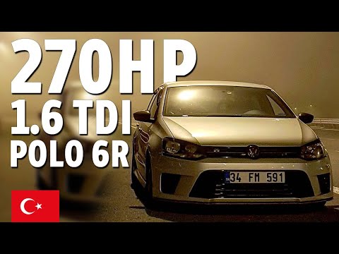 BRUTAL 270 HP VW POLO 6R 1.6 TDI GTD1549 - from Turkey