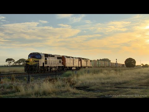 9721V SCT Dooen Container Train With C501, CLF2 & CLF4 Approaching Gheringhap (17/2/2021) - PoathTV