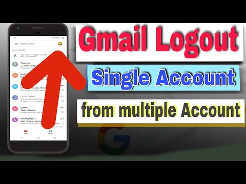 how to logout gmail account from android | gmail account logout kaise kare | delate gmail account