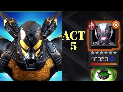 5* Rank 3 Yellow Jacket is Good Option Against Act 5 Ultron Boss