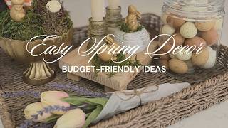 3 Easy & Affordable Spring DIYs (That Look High-End) | Budget-Friendly Spring Decor Ideas