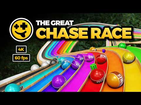 The Great Chase Race! (Nail Biter Marble Race)  | #marbles #marblerun #marblerace #asmr #sensory