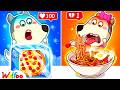 NEW HOT Vs COLD Food Battle Wolfoo Lucy Learn Teamwork Cartoons For Kids Wolfoo Family