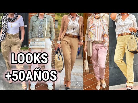 VISTE ELEGANTE y MODERNA con estos ATUENDOS para MUJERES de 50 60 70 ROPA ELEGANTE y MODERNA