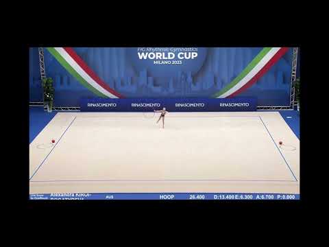 Stiliana Nikolova (BUL) - WC ,,Milano 2023” hoop - 34,050