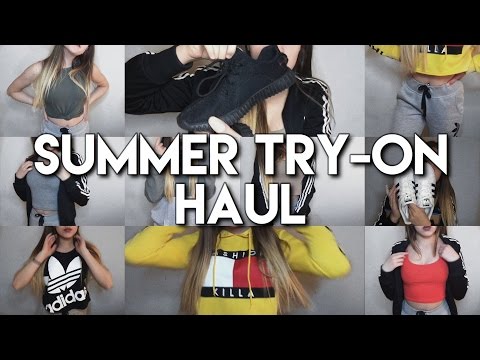 SUMMER TRY-ON HAUL // ADIDAS, PRIMARK, TOPSHOP // Anna Lenkovska