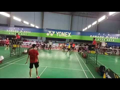 Badminton 12th Rawang Open Men's Single Open Tournament - Antonio Valyant Santoso Vs Amirul Rahim