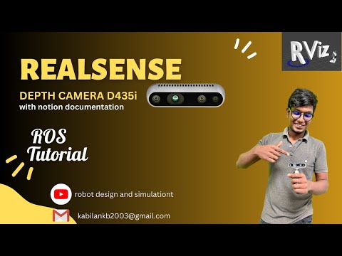 How the robot will see in 3D | Depth camera interface with ros | REALSENSE depth camera D435i
