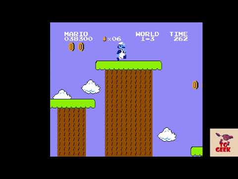 Mario super Ice power will not miss anything and uses time travel technique