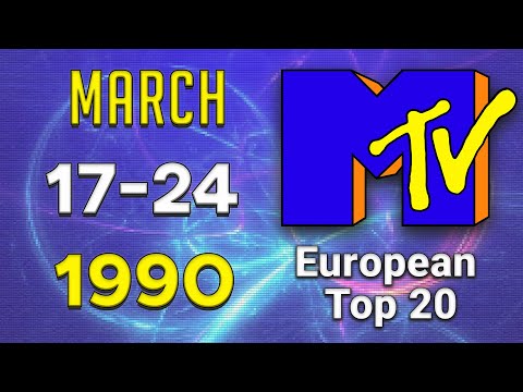 MTV's European Top 20📀 17 MARCH 1990