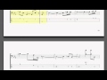 Killing me Softly - Jaco Pastorius (bassline scores/partituras para bajo /partitions pour la basse)