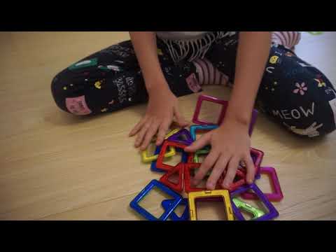 Шар и сердечко из магнитного конструктора!