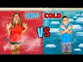 HOT vs COLD Pool CHALLENGE!! | The Royalty Family