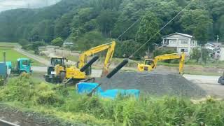 【車内放送】特急サンダーバード18号 大阪行 南今庄徐行