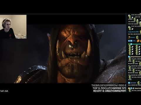 xQc Reacts to World Of Warcraft Cinematic Trailers WITH CHAT