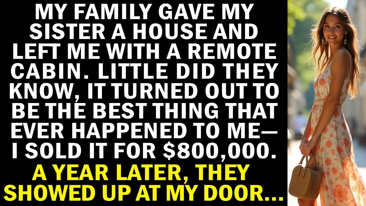 My Family Gave My Sister A House And Me A Remote Cabin. I Sold It For $800,000...