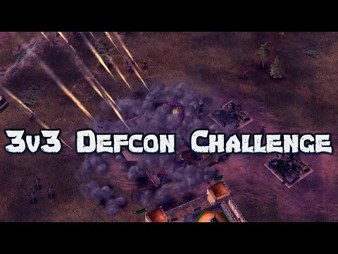 C&C Generals Zero Hour 150$ 3v3 Challenge: Marakar/Vivid/Tumstep vs Size/Crazy/Ammo